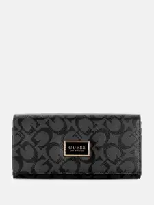 GUESS Women Geometric Printed Two Fold Wallet