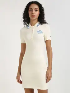 Tommy Hilfiger Women Polo Collar Bodycon Dress
