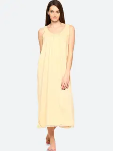 RedRose Cotton Round Neck Longline Side Slits Slip