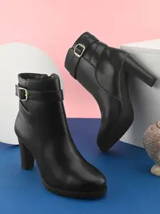 The Roadster Lifestyle Co Women Casual Block-Heeled Regular Boots