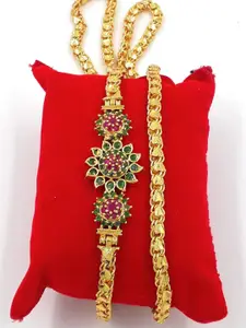 Anujeet Fashion Hub Gold-Plated Necklace