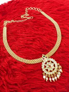Anujeet Fashion Hub Gold-Plated Necklace