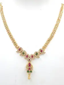 Anujeet Fashion Hub Gold-Plated Necklace