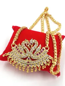 Anujeet Fashion Hub Gold-Plated Necklace