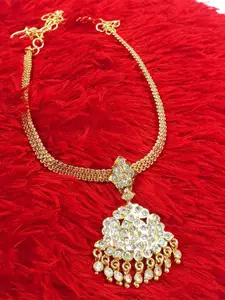 Anujeet Fashion Hub Gold-Plated Necklace