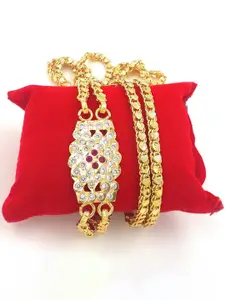 Anujeet Fashion Hub Gold-Plated Necklace