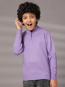 Albion By CnM Boys Mock Collar Woollen Pullover Sweater