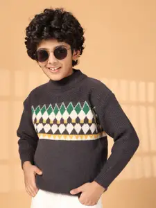 Albion By CnM Boys Cable Knit Woollen Pullover