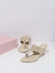 Inc 5 Women Open Toe Wedge Heel Sandals