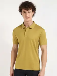 Calvin Klein Jeans Men A SS Solid Polo Collar Cotton T-shirt
