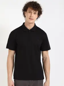 Calvin Klein Jeans Men Solid Polo Collar Cotton T-shirt