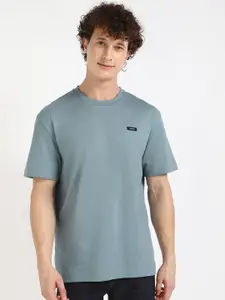Calvin Klein Jeans Men Solid Round Neck Cotton T-shirt