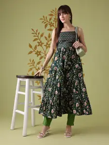 Anouk Floral Printed Pure Cotton Kurta