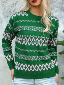 StyleCast x Revolte Women Cable Knit Pullover