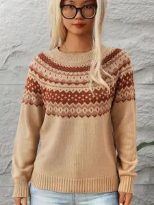 StyleCast x Revolte Women Cable Knit Pullover