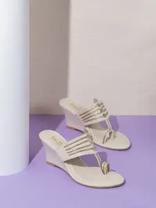 Inc 5 Women Open Toe Wedge Heel Sandals