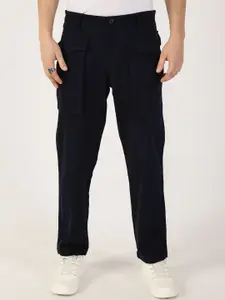 Thomas Scott Men Regular Fit Mid-Rise Smart Cargos Trousers