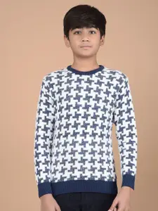 Crimsoune Club Boys Geometric Pullover