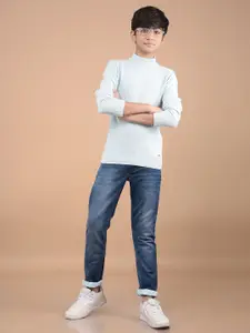 Crimsoune Club Boys High Neck Pullover Sweater