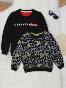INCLUD Boys Pack of 2 Printed Sweatshirt