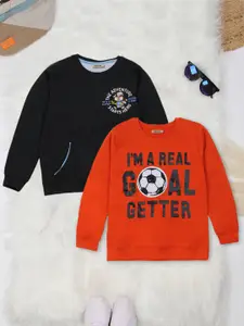 INCLUD Boys Pack Of 2 Printed Pullover Sweatshirt