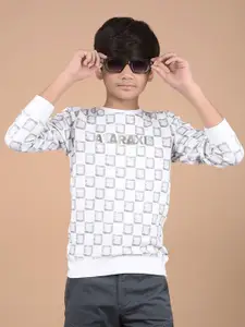Crimsoune Club Boys Printed Sweatshirt