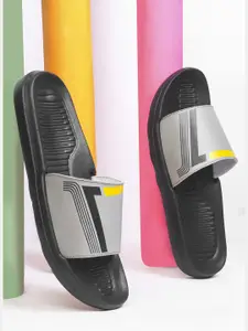 PERY PAO Men Printed Flip Flop Sliders