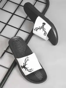 PERY PAO Men Printed Sliders