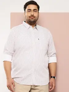 Thomas Scott Plus Size Premium Printed Pure Cotton Casual Shirt