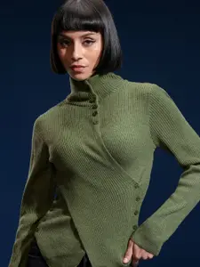 ESPYR By Tokyo Talkies Women High Neck Sweater