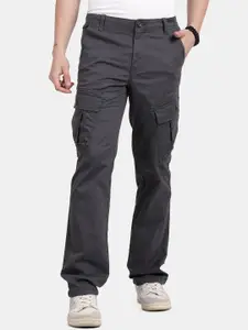 t-base Men Cotton Regular Fit Cargos Trousers