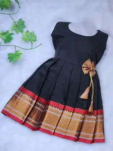 BAESD Infant Girls Cotton Round Neck Sleeveless Maxi Ethnic Dress