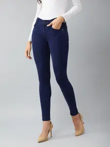 DOLCE CRUDO Women Skinny Fit Stretchable Jeans