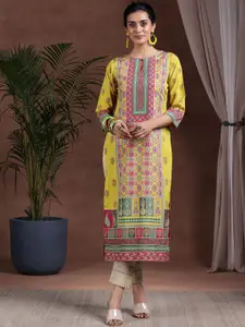 Libas Women Ethnic Motifs Printed Crepe Kurta