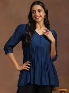 Libas Women Striped A-Line kurti