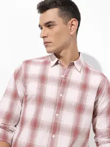 The Roadster Life Co. Checked Pure Cotton Casual Shirt