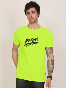 Leotude Men Typography Printed Round Neck T-shirt