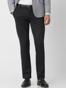 V Dot Men Slim Fit Formal Trousers