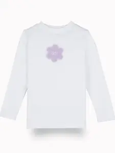 Gini and Jony Girls Floral Printed Pullover Sweaters