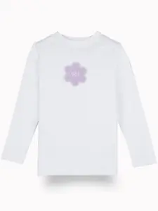 Gini and Jony Girls Floral Printed Pullover Sweaters