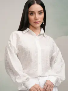 CHIC BY TOKYO TALKIES Tokyo Talkies Women Oversized Checked Formal Shirt