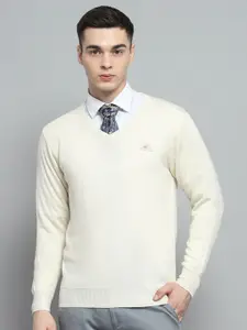 Monte Carlo Men Woollen V-neck Pullover