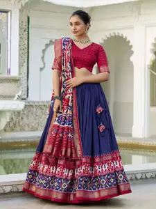 LOOKNBOOK ART Ready to Wear Lehenga & Unstitched Blouse With Dupatta