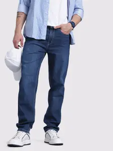 The Roadster Life Co. Men Mid-Rise Light Fade Stretchable Relaxed Fit Jeans