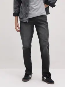 The Roadster Life Co. Men Mid-Rise Light Fade Relaxed Fit Stretchable Jeans