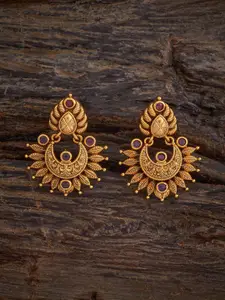 Kushal's Fashion Jewellery Spherical Chandbalis Earrings