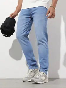 The Roadster Life Co. Men Regular Fit Light Fade Stretchable Jeans