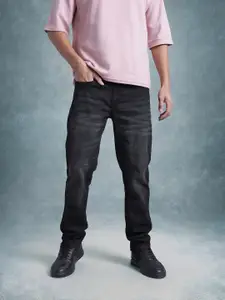 The Roadster Life Co. Men Regular Fit Mid-Rise Light Fade Stretchable Jeans