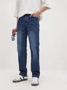 The Roadster Life Co. Men Relaxed Fit Faded Jeans