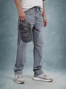 The Roadster Life Co. Men Mid-Rise Light Fade Stretchable Straight Fit Jeans